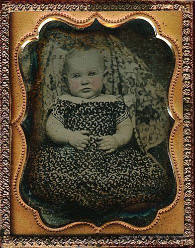 Baby in Print Dress
