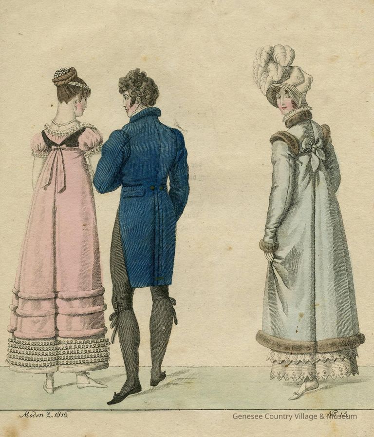 2 Ladies and a Man, One Pink Dress, One Blue Coat