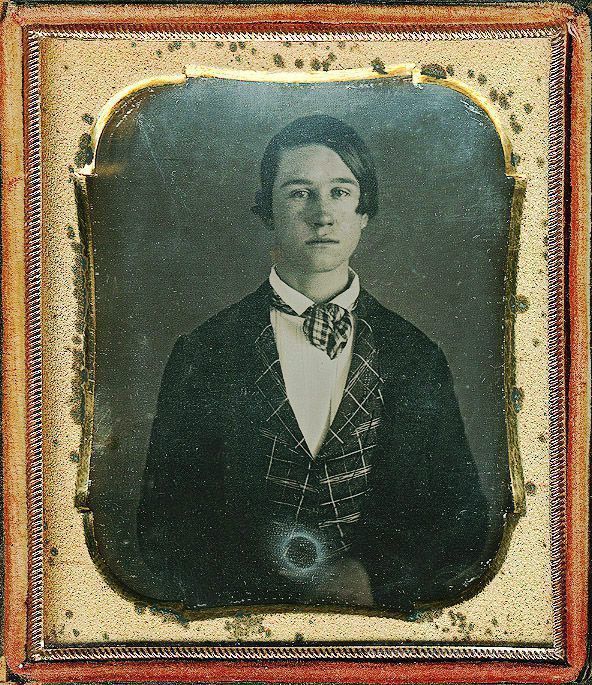 Boy with Plaid Cravat & Waistcoat