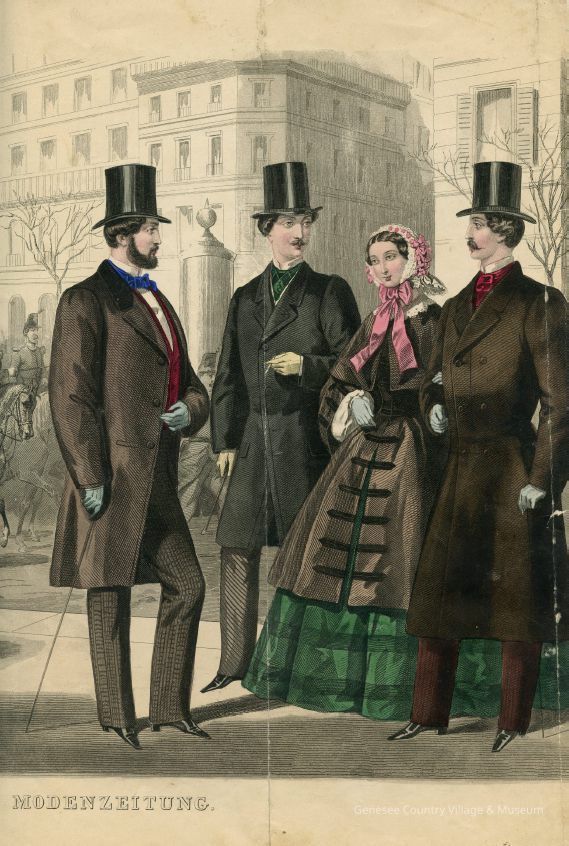 6 Men and a Woman Watching a Parade Downtown - Image 2