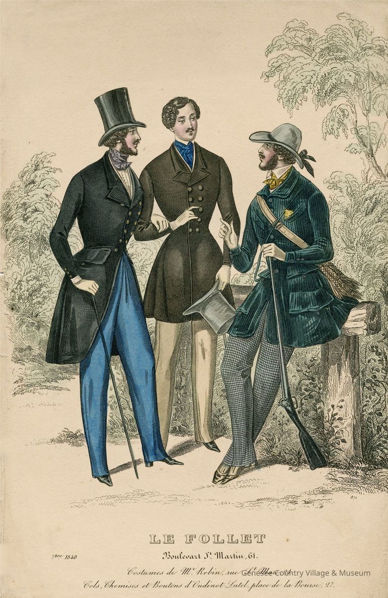 3 Men in a Wooded Setting