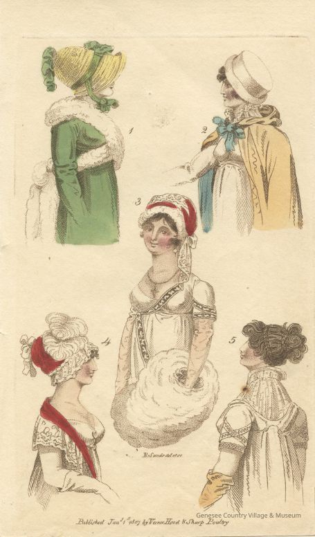 5 Half Ladies, Muff, Trippets, and Headwear