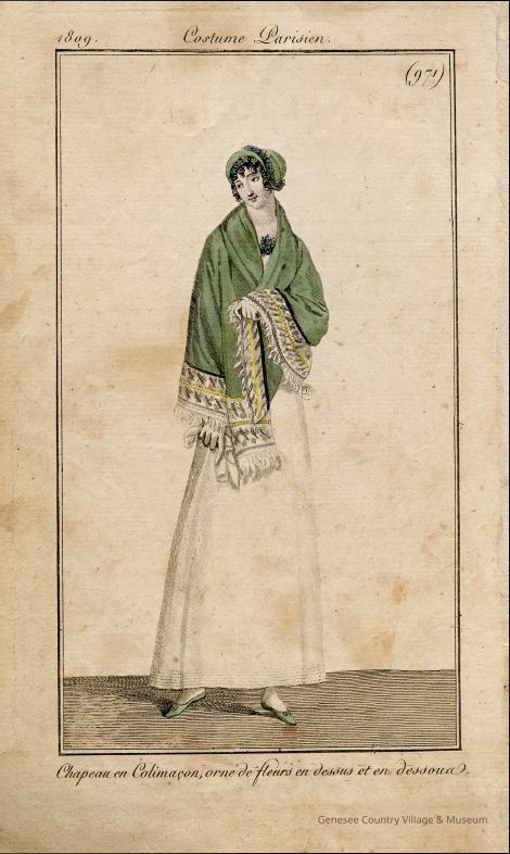 Chapeau en Colimaçon, orné de fleurs en dessus et en dessous