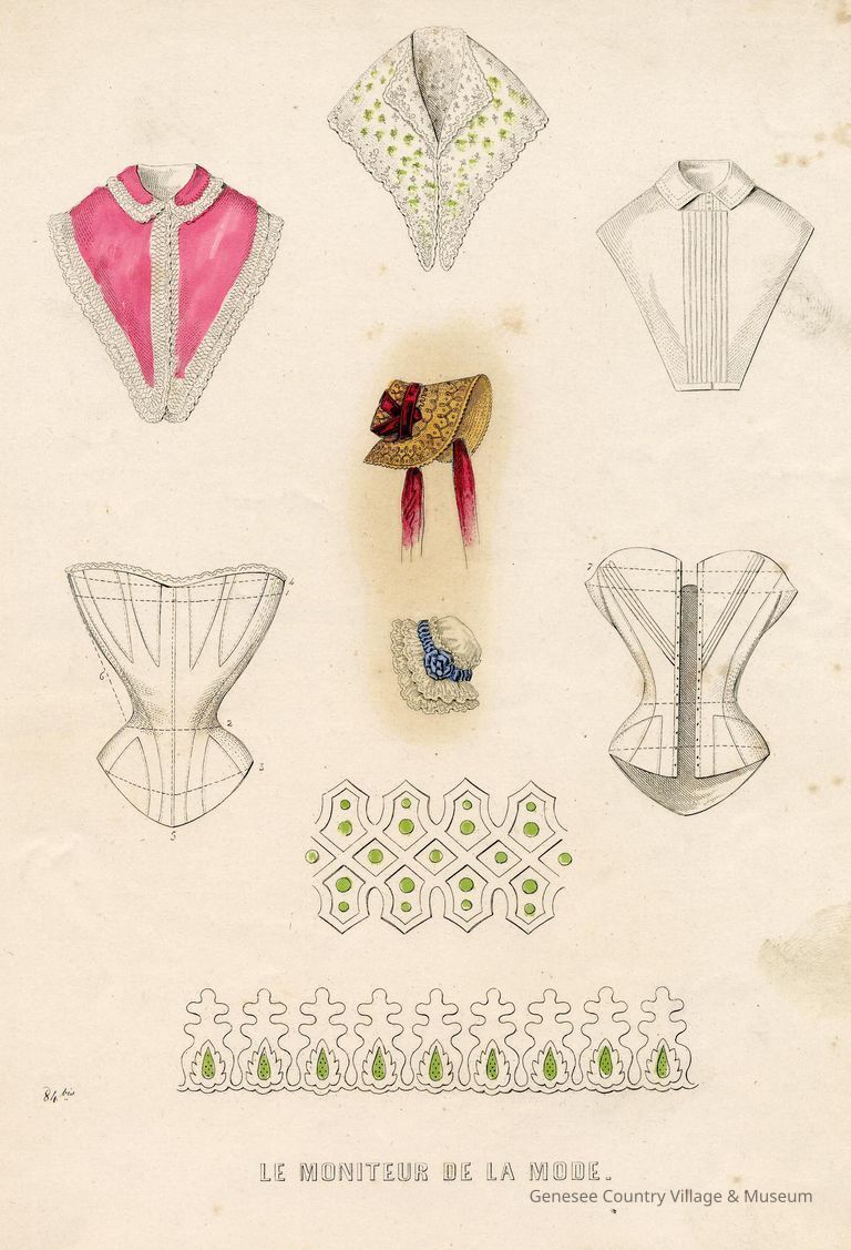 Corset, Pelerines, Embroidery
