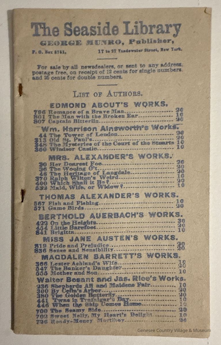 Seaside Library Catalog, The