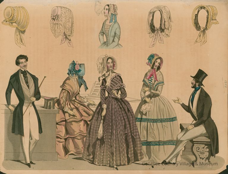 3 Women, 2 Men, 5 Bonnets