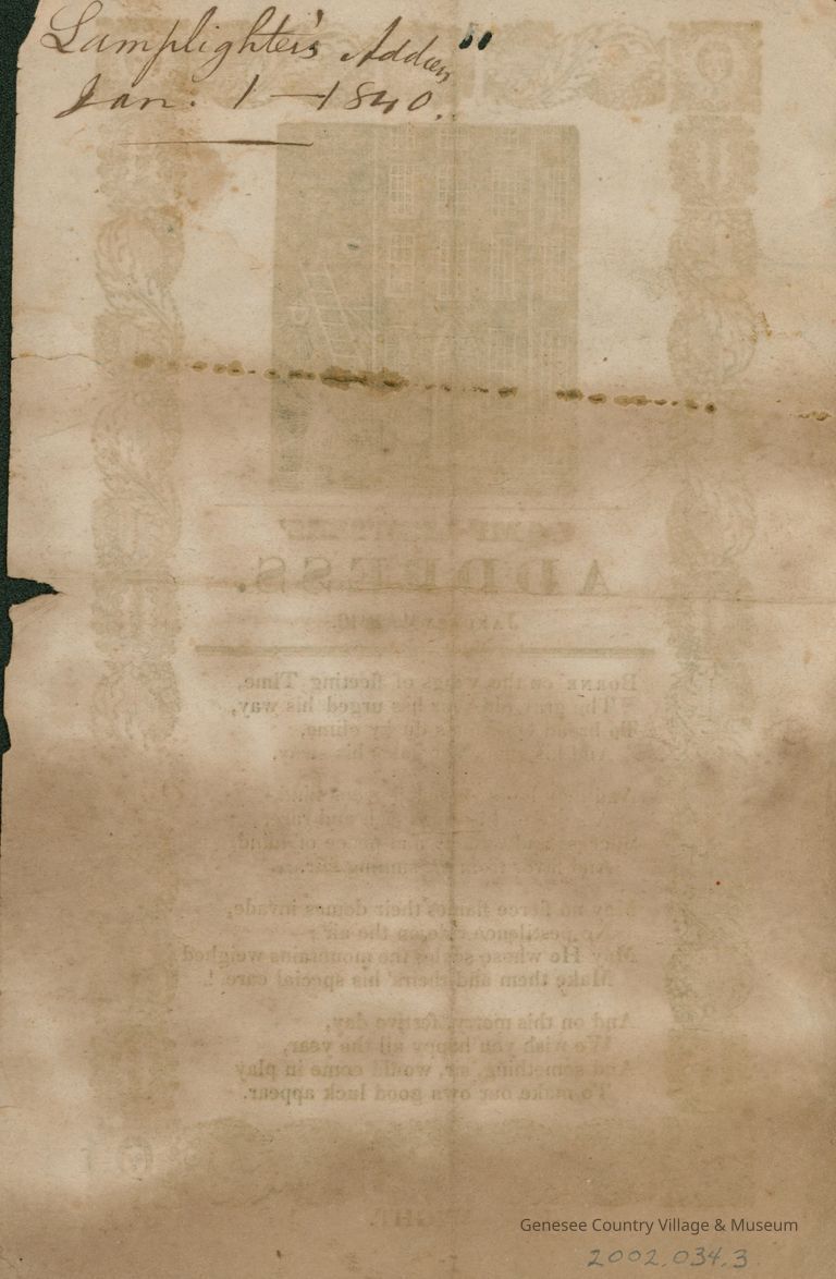 Lamp-Lighters' Address - Image 2