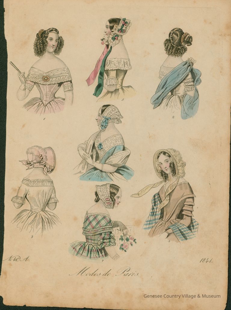 Modes de Paris 1841, No. 40 A