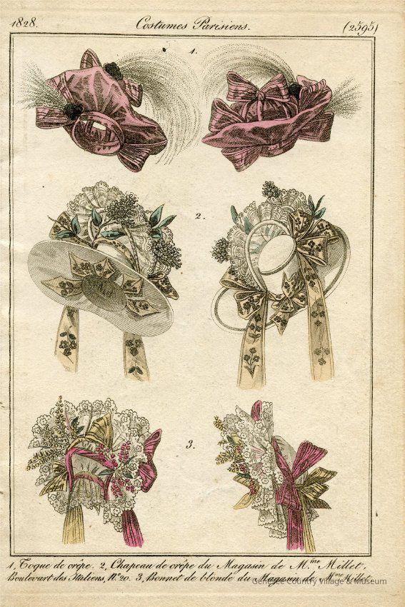 3 Hats in 2 Views, Including Pink Turban - Image 2