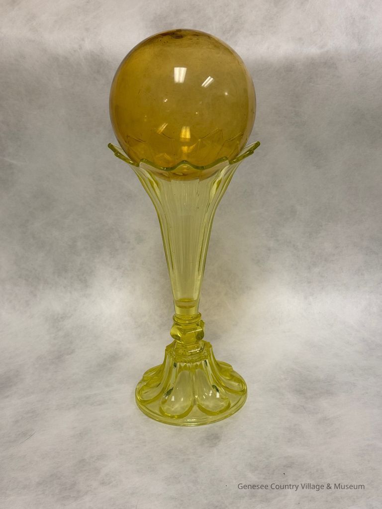 Vase and Witch Ball