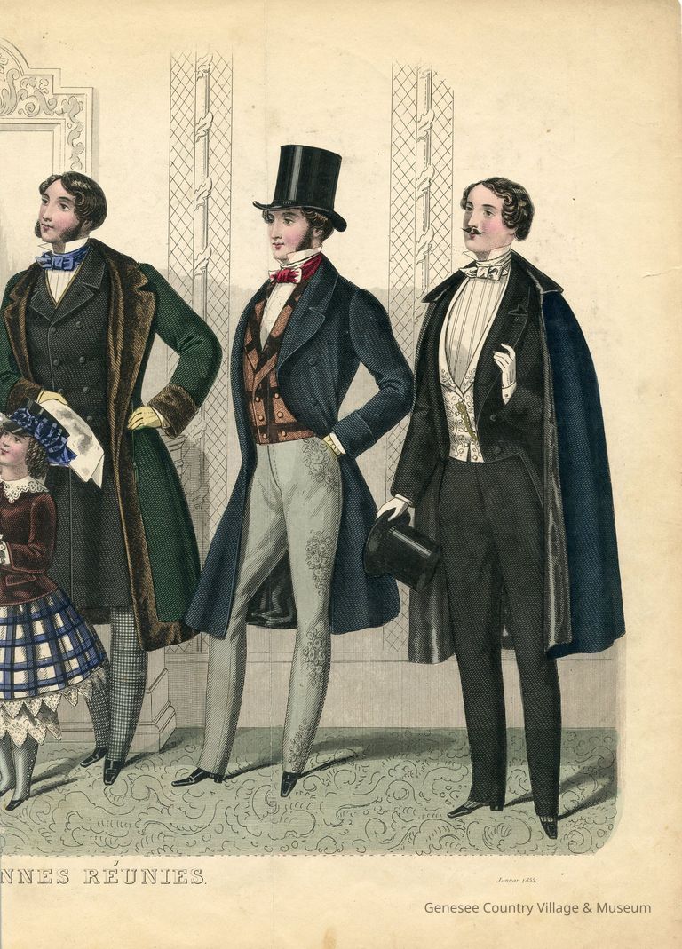 6 Men and Boy in Parlor with Green Carpet - Image 2