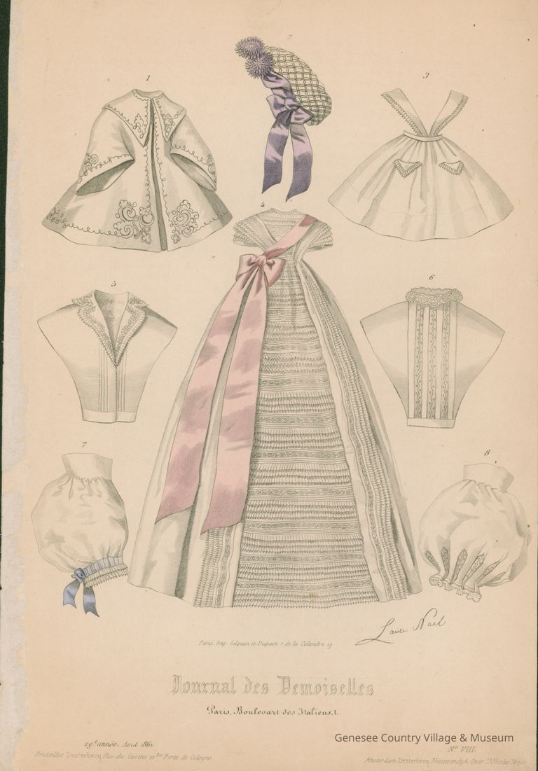 Journal des Demoiselles, August 1861