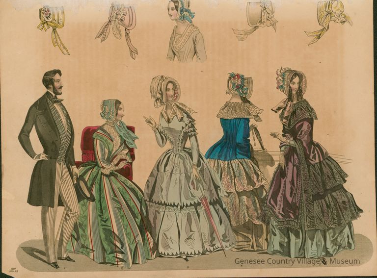 4 Women, 1 Man, 5 Bonnets