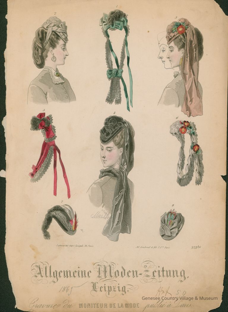 Allgemeine Moden-zeitung Leipzig 1869