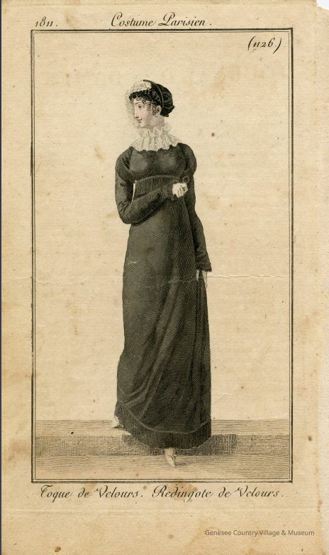 Black Velvet Redingote