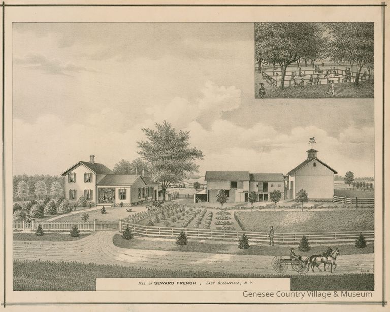 Residence of Seward French, East Bloomfield, N.Y.