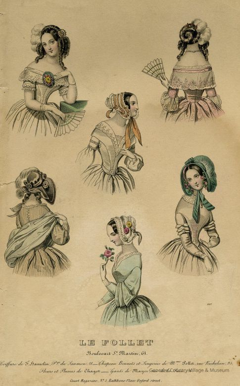 6 Torsos, Bottom One Blue with a Rose