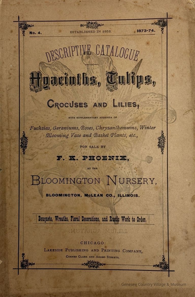 Phoenix's Flower Catalogue, 1873-1874