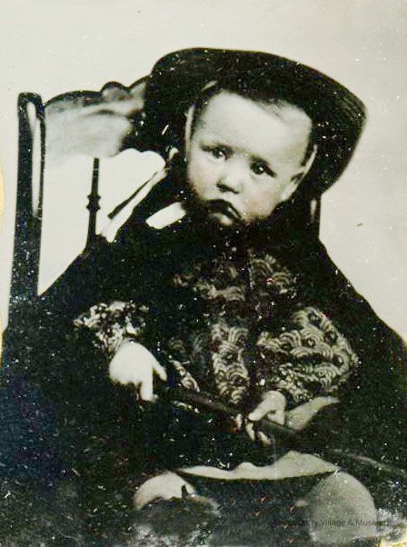 Boy with Fancy Big Hat
