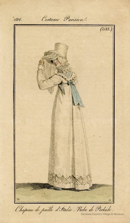 Blue Sash, White Dress