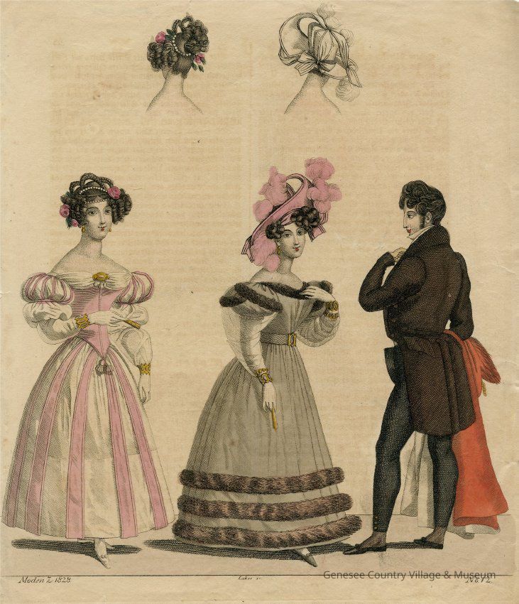 2 Women, 1 with Fur Trim, Man with Cloak - Image 2