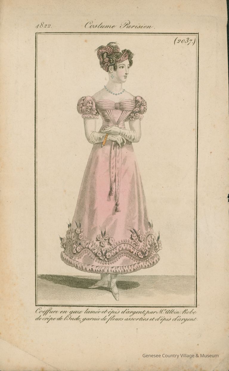 Ball Dress, Pink and Silver