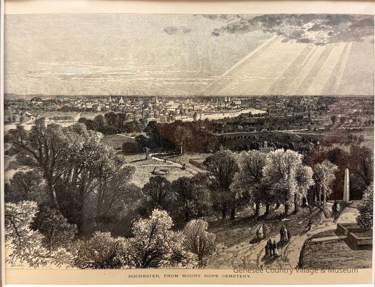 Rochester, from Mount Hope Cemetery.