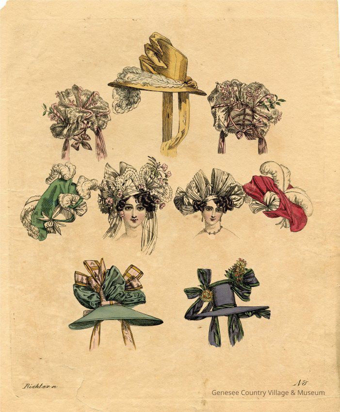 2 Heads Surrounded by 7 Hats, Turbans, and Caps - Image 2