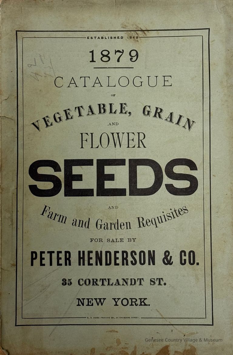 Peter Henderson & Co. Seed Catalogue, 1879