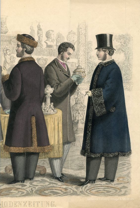 6 Men in Art Shop, in Winter Coats - Image 2