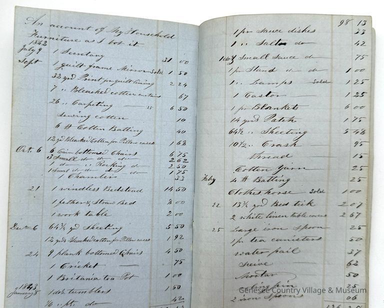 Ledger of F. A. Cushing - Image 2