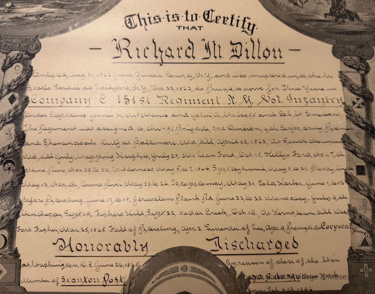 Honorable Discharge Certificate - Image 2