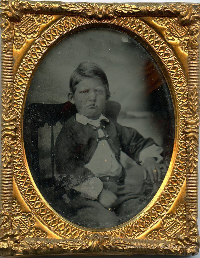 Boy with Double Tabbed Coat