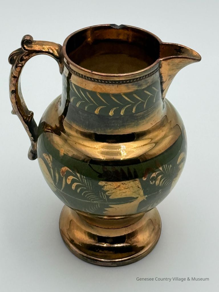 Copper Luster Pitcher