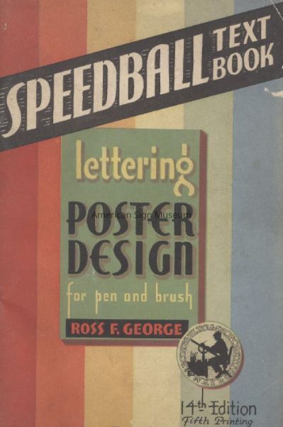 Speedball Textbook: Lettering Poster Design for Pen and Brush by Ross F. George picture number 1