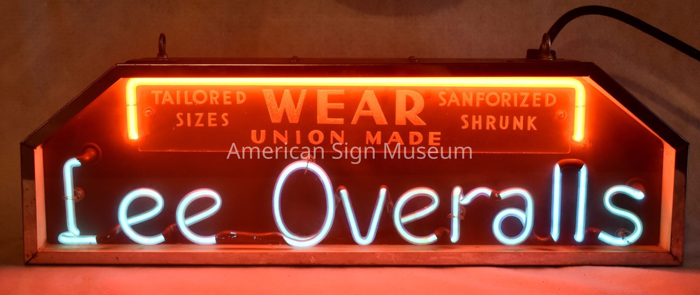 Lee Overalls Neon Point-of-Purchase POP Sign picture number 1