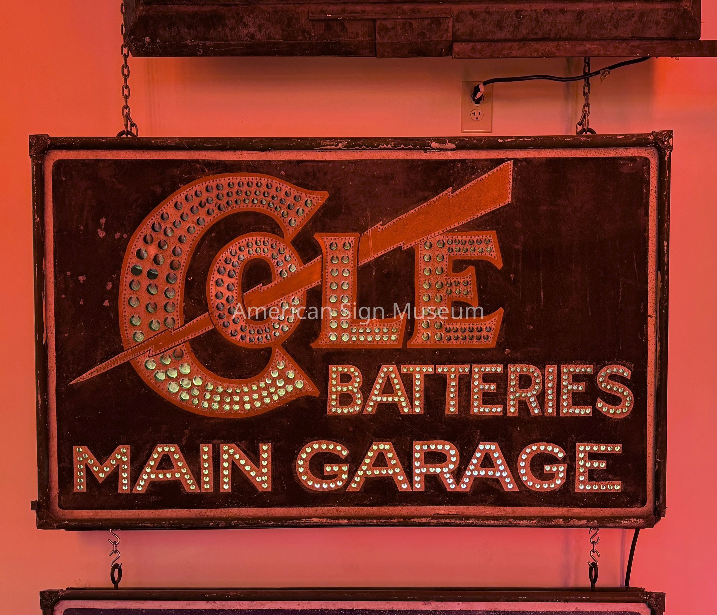 Cole Batteries Lightbulb Punch-out Sign picture number 1