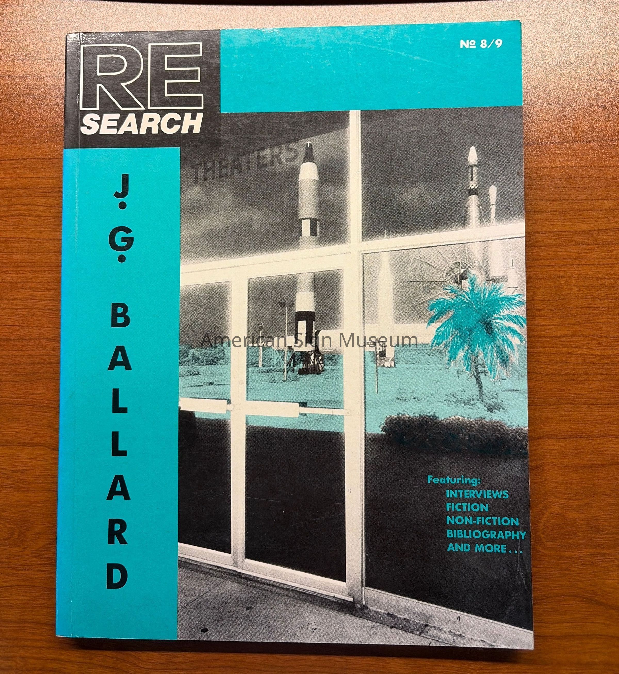 Research #8/9: J.G. Ballard edited by Andrea Juna and V. Vale picture number 1