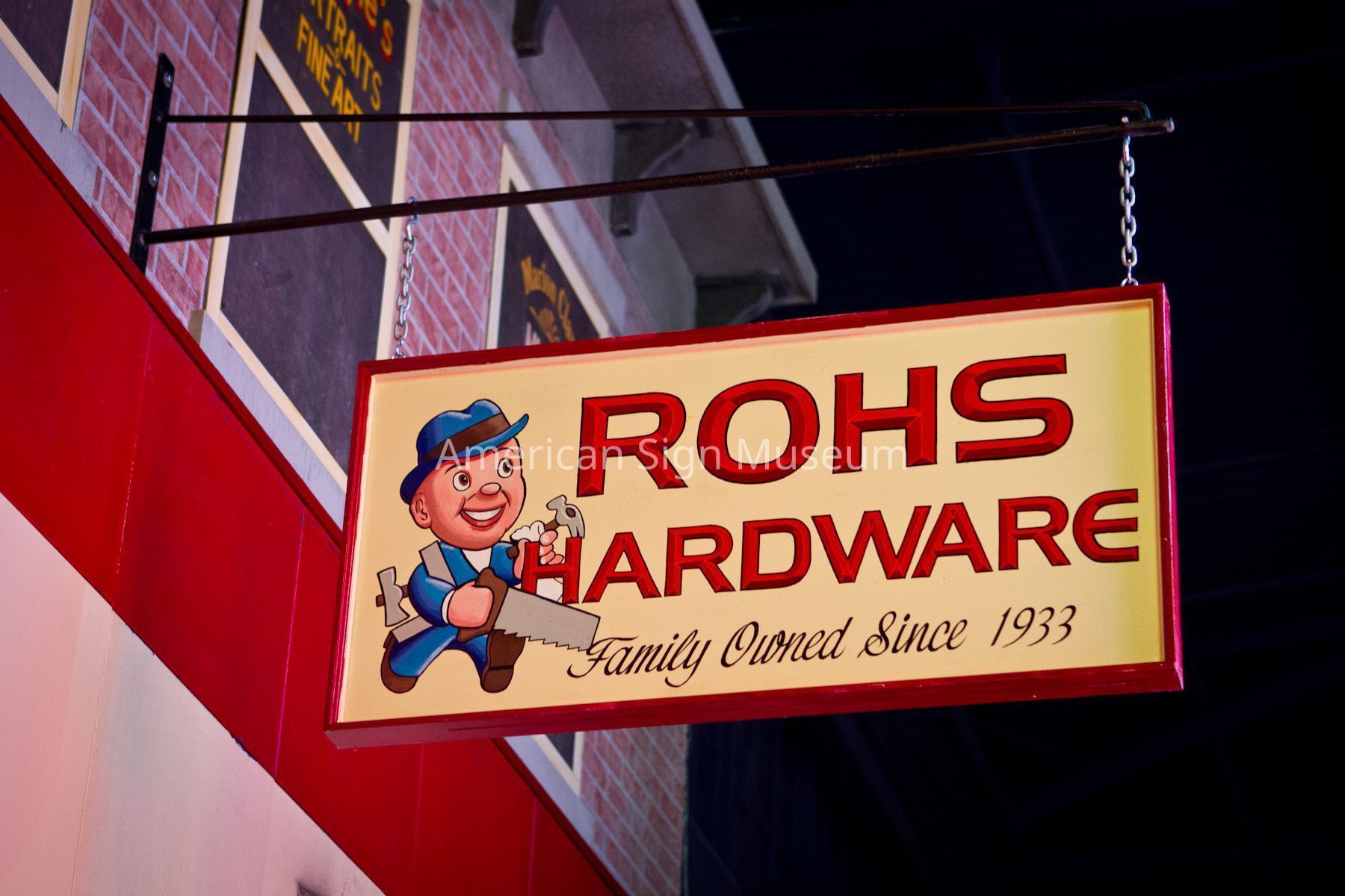 Rohs Hardware Wooden Sign picture number 1