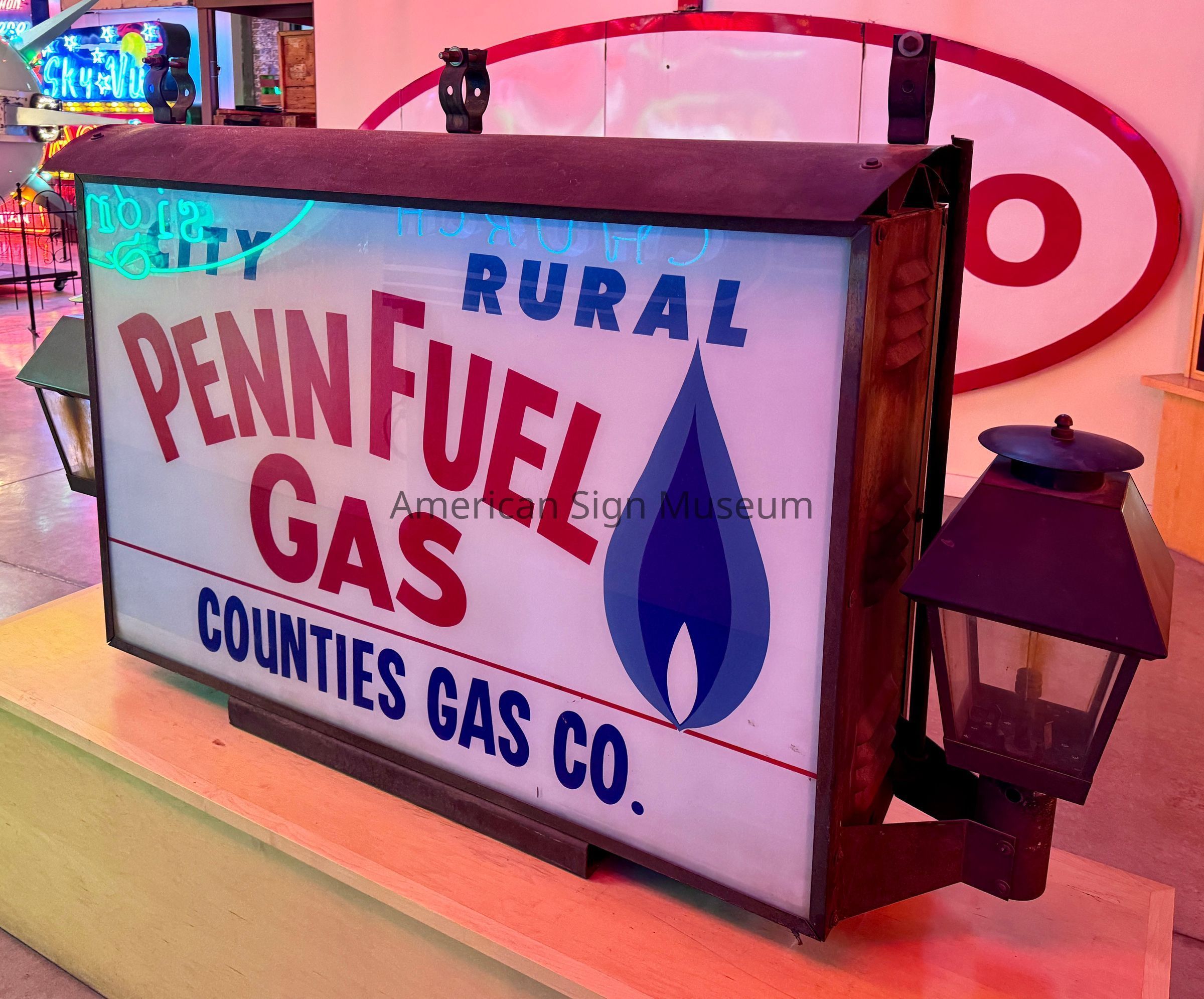 Penn Fuel Gas-Lit Sign picture number 1