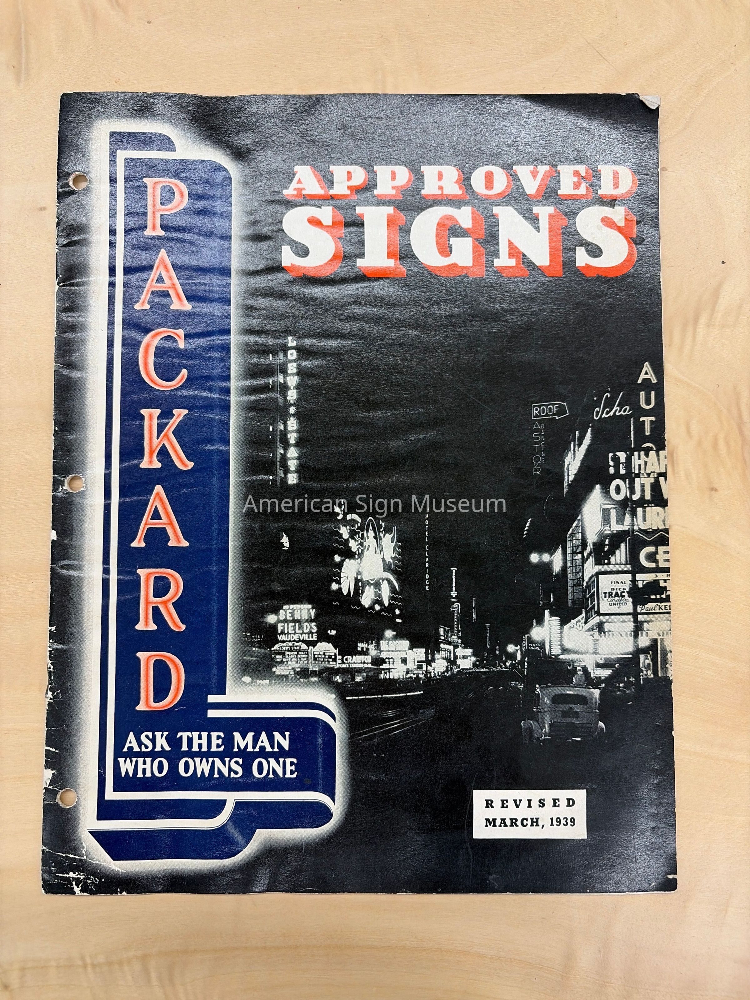 Walker & Co. Packard Approved Signs Catalogue picture number 1