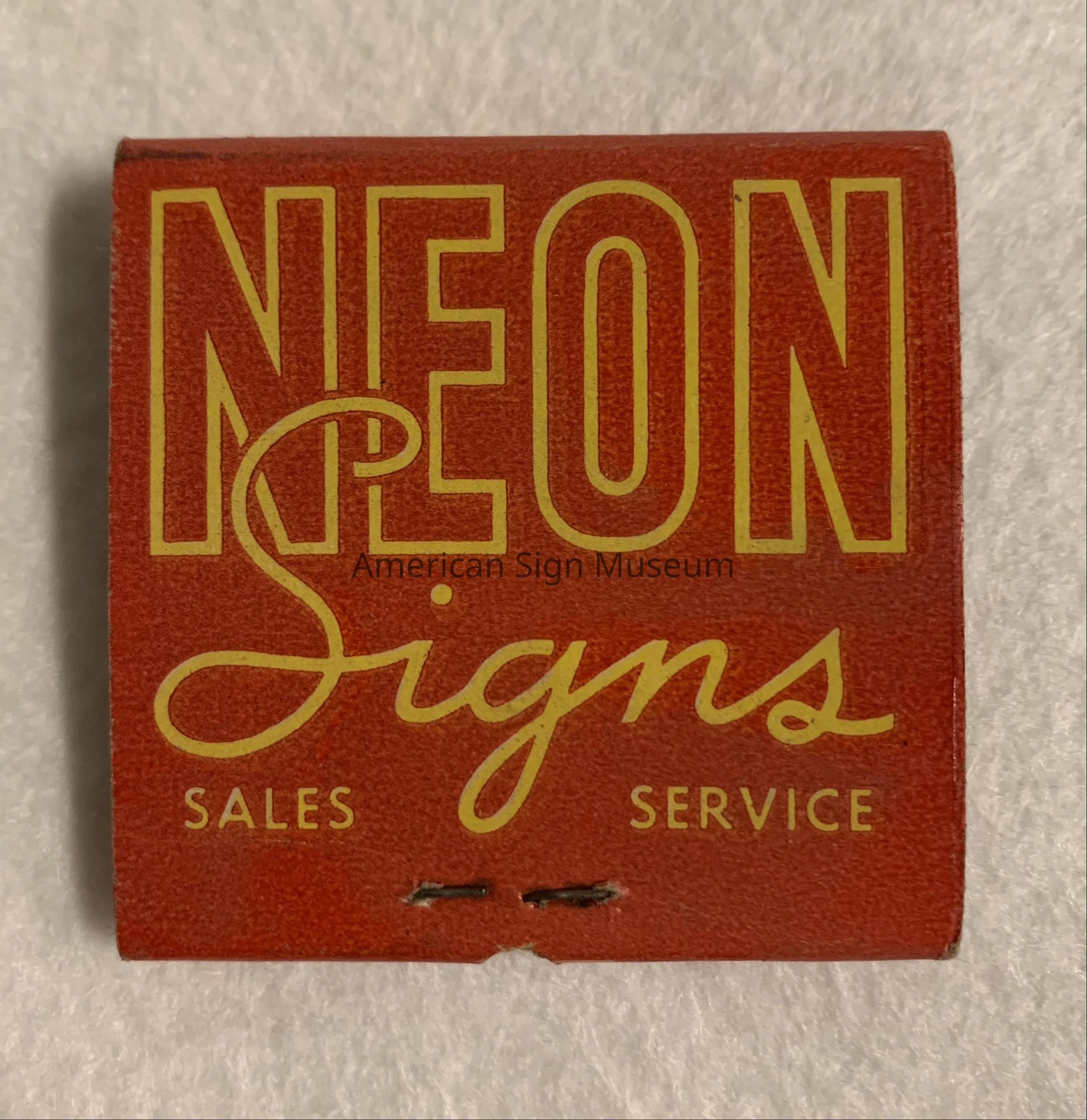 Wonderlite Neon Products Matchbook picture number 1