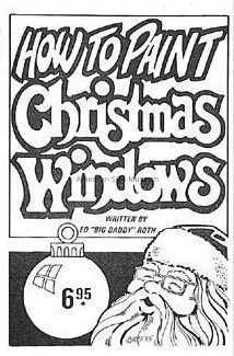 How to Paint Christmas Windows by Ed 