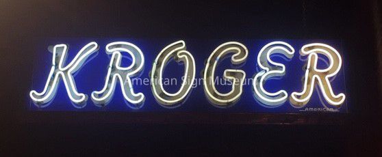Kroger Single-Faced Neon Sign picture number 1