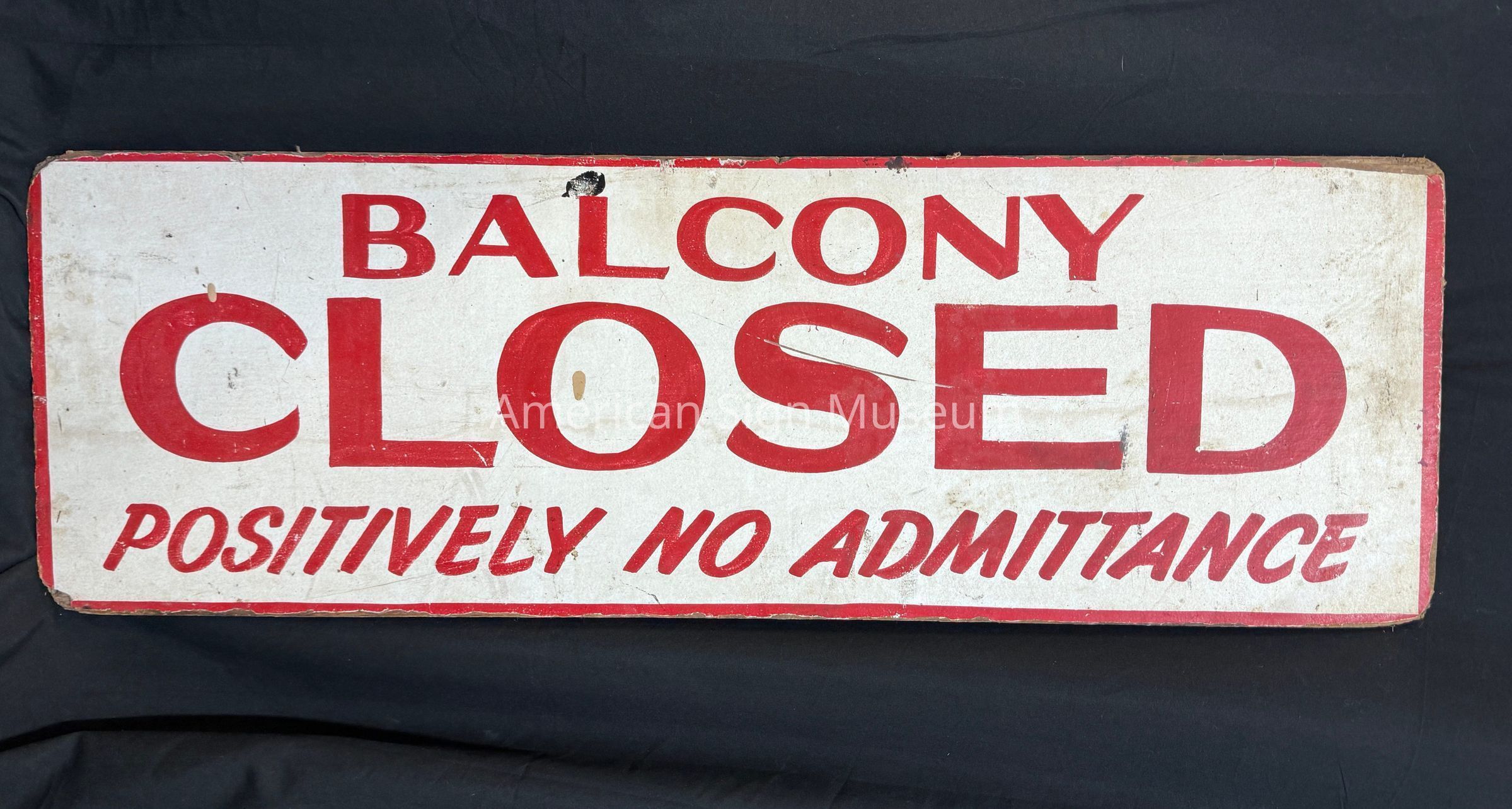 Wooden Balcony Closed Sign picture number 1
