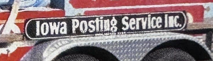 Iowa Posting Sign Tag picture number 1
