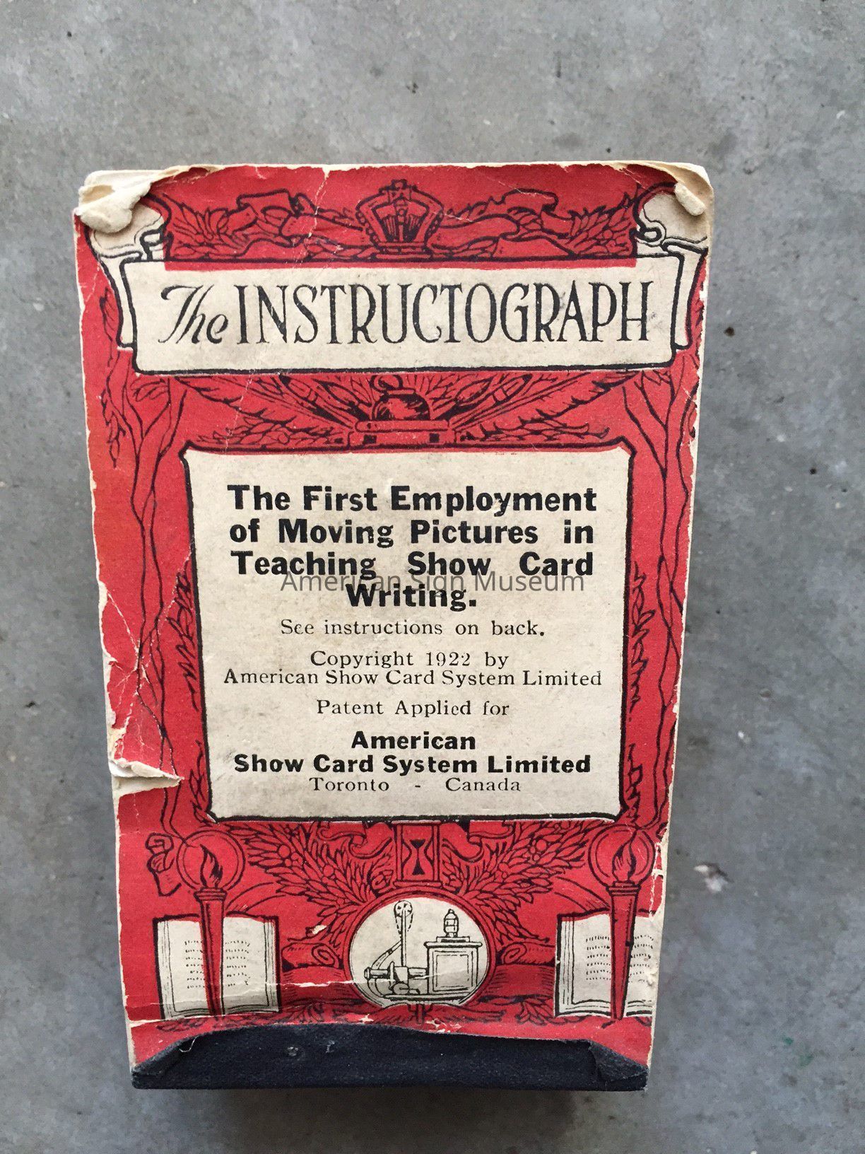 The Instructograph: The First Employment of Moving Pictures in Teaching Show Card Writing (1922) picture number 1