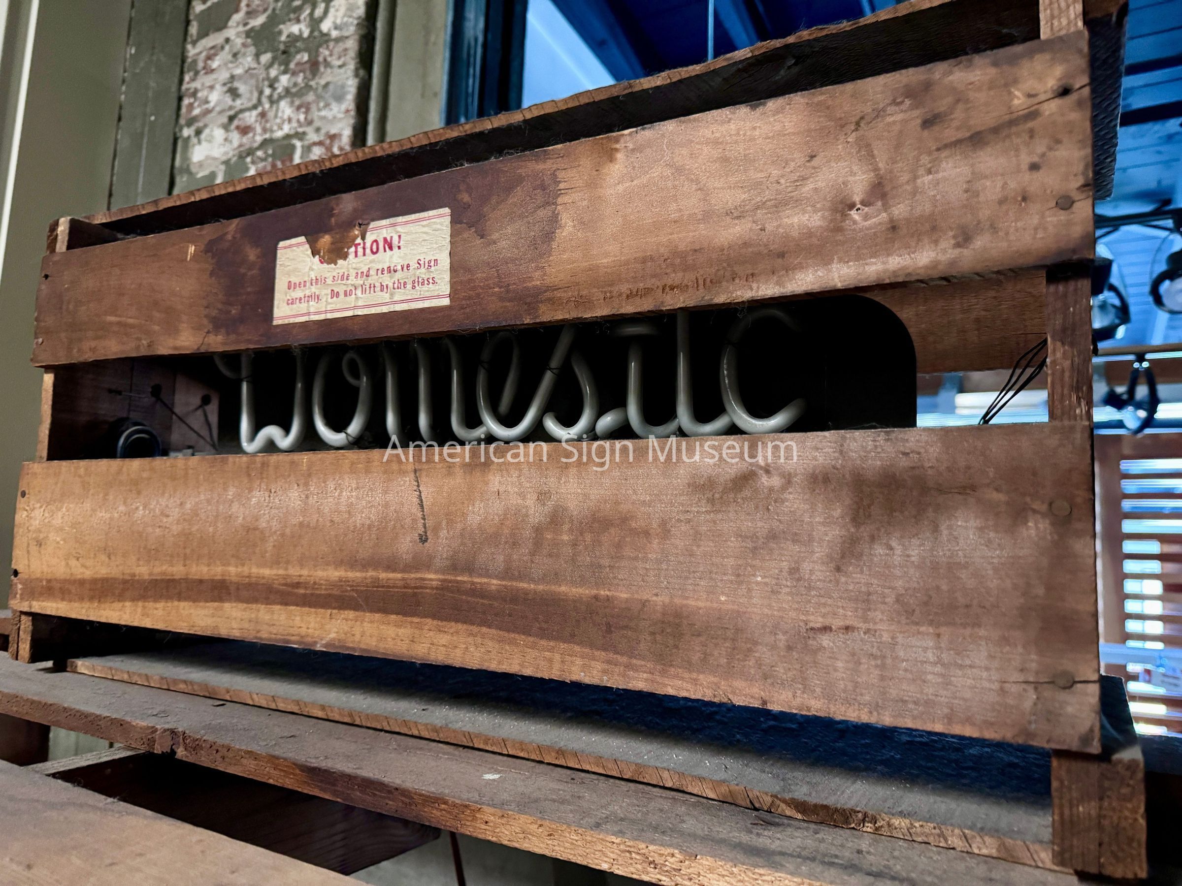 Domestic Sewing Machines Neon Point-of-Purchase Sign picture number 1