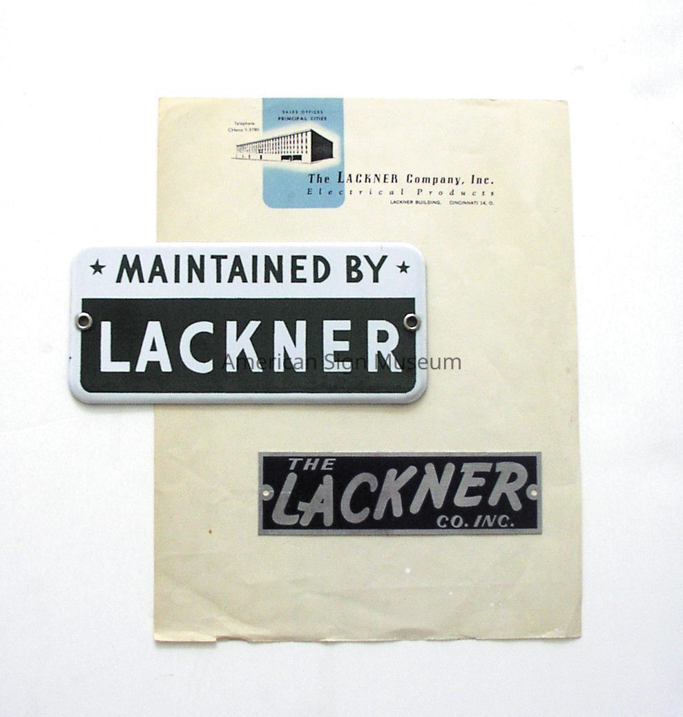 Lackner Signs Logo, Sign Sketches & Promotional Materials Set picture number 1