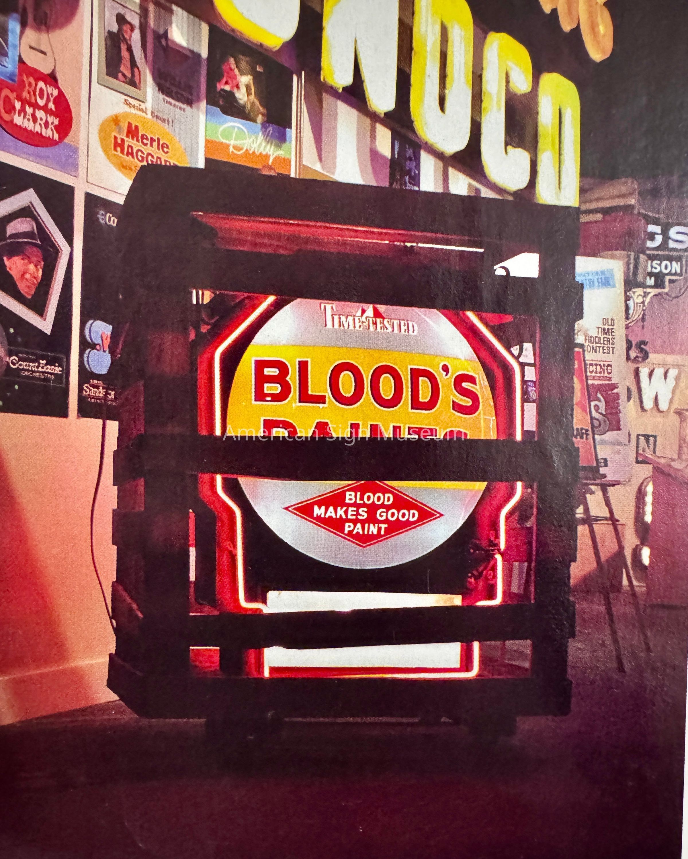 Blood's Paints Glass & Neon Sign picture number 1